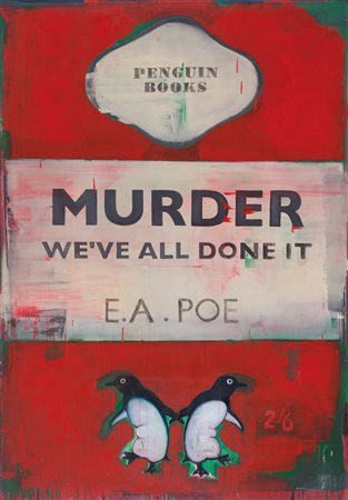Harland Miller (1964) Murder - We've all done it Firmato Harland Miller sul...