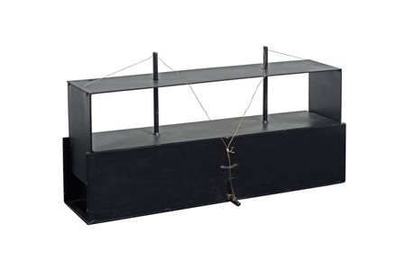 Andreas Slominski (1959) Senza titolo (Trappola) Metallo e fil di ferro cm...