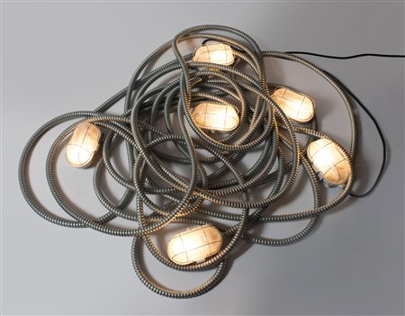 Matthew McCaslin (1957) My kid could do that Cavi elettrici, lampadine,...