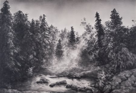 Serse (1952) Fuori luogo Firma e data incisa Serse 96 sul retro Grafite su...