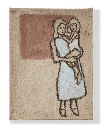 Valerio Berruti (1977) Madonna con bambino Firmato e datato Valerio Berruti...