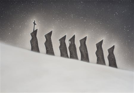 Luigi Presicce (1976) Holy Mountain Firmato e datato Luigi Presicce 04-06 sul...