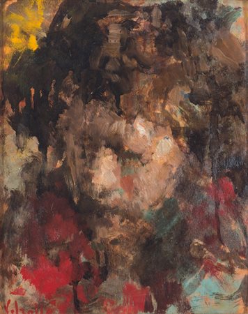 Vincenzo Irolli (Napoli, 1860 - Napoli, 1949) Ecce Homo olio su tavola, cm...