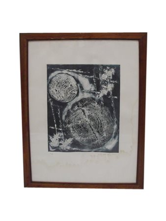 Giancarlo Sangregorio (1925) Senza titolo serigrafia su carta, cm 70x50...