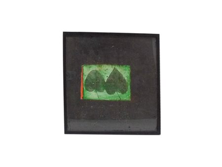 Zambonini Raccolti nel bosco olio su tela, cm 30x30 Firmato e datato...