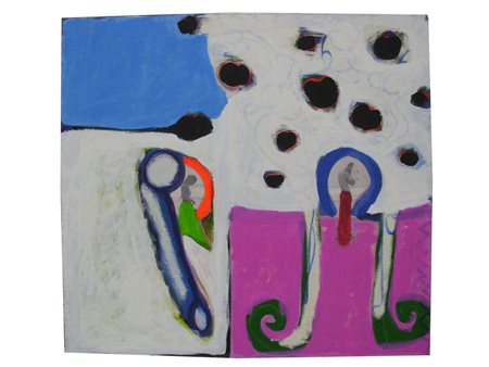 Gabo?? I need a clone olio su tela, cm 90x85 Firmato e datato Gabo 2003...