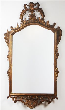 MANIFATTURA DEL XX SECOLO Specchiera. Legno, specchio. Cm 83,00 x 141,00.