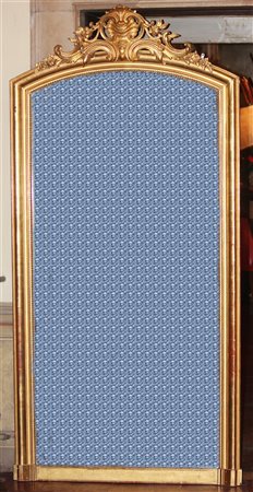 MANIFATTURA FRANCESE DEL XIX SECOLO Specchiera in legno dorato. Legno...