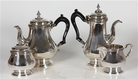 MANIFATTURA DEL XX SECOLO Servizio da the. Argento. . Servizio composto da...