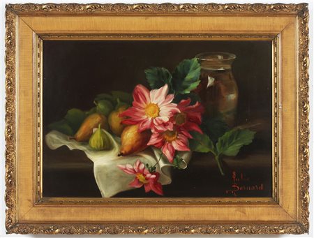 BERNARD JULIE Lotto composto da n. 2 opere. Natura morta. Cacciagione. Olio...