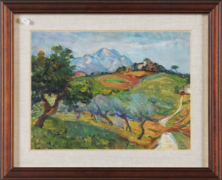 MUSITELLI GIULIO VITO (1901 - 1990) Lotto composto da due dipinti, uno al...