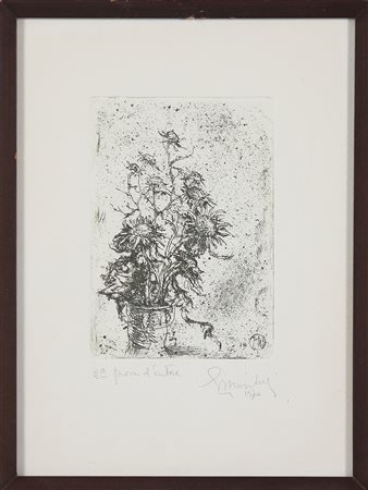 MUSITELLI GIULIO VITO (1901 - 1990) Senza titolo. 1970. Acquaforte. Cm 10,00...