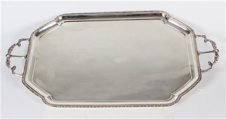 ANONIMO Vassoio. Sheffield. Cm 74,00 x 42,00.