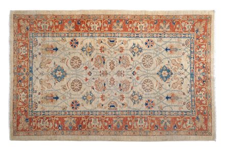 TAPPETO HERATI Afghanistan, XX Sec. disegno floreale a motivi Herati a tutto...