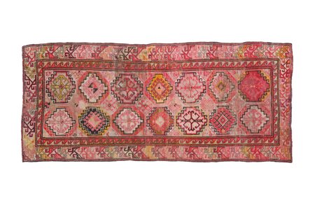 TAPPETO GUIDA MOGHAN Caucaso, inizio XX Sec. disegno a medaglioni a tutto...