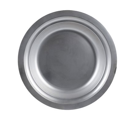 CENTROTAVOLA IN ARGENTO Italia, XX Sec. di forma circolare a corpo liscio,...