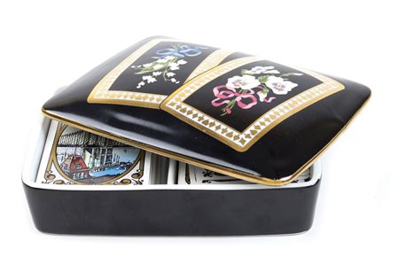 TIFFANY & CO. SCATOLA VINTAGE PORTACARTE by Sybil Connoly, XX Sec. in...