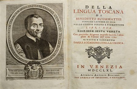Lingua toscana - Buonmattei, Benedetto Della lingua toscana di Benedetto...