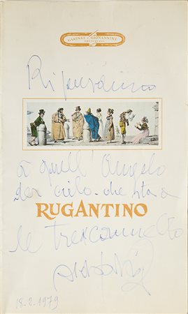 Fabrizi, Aldo Rugantino Libretto di scena del mitico Rugantino di Garinei e...
