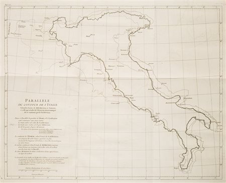 Bourguignon Anville, Jean Baptiste d' Analyse géographique de l'Italie...