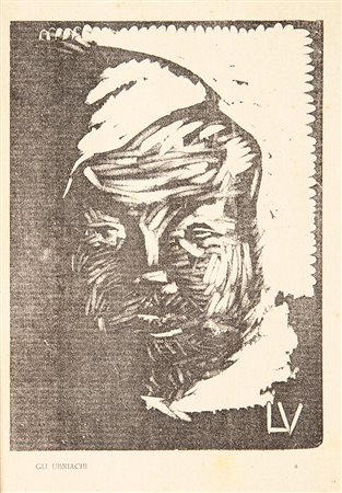 Viani, Lorenzo Ubriachi Milano, Alpes, 1923. In 8°. 12 Xilografie, esemplare...