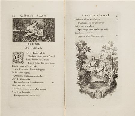 Orazio, Quinto Flacco Opera Londra, John Pine, 1733-37 (pubblicato nel 1737)....