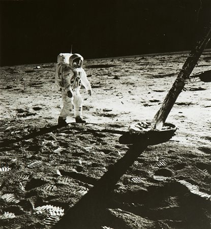 N.A.S.A Apollo 11, Buzz Aldrin, 1969 Stampa alla gelatina sali d'argento,...