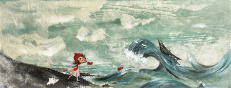 Maddalena Gerli "La regina delle nevi", 2011 acrilici e collage su...