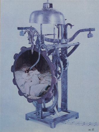 KOLAR JIRI (Protovin 1914 - Praga 2002) "Senza titolo" 1983 Tecnica mista su...