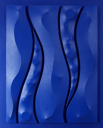 BASSANI ANDREA (MARTINENGO 1954) "Forma e colore" Tela sagomata cm. H: 80.00...