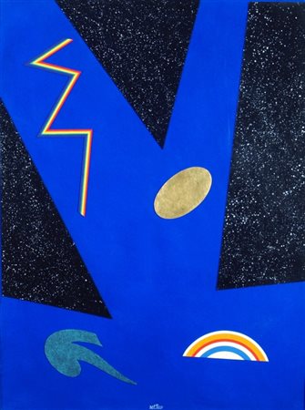 DEL PEZZO LUCIO (Napoli 1933) "Spirali di vuoto" 2006 Collage, acrilico,...