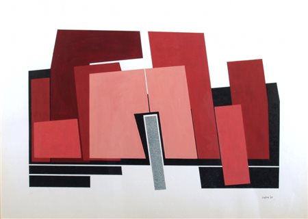 NATIVI GUALTIERO (Pistoia 1921 - Siena 1999) "Senza titolo" 1978 Tempera su...