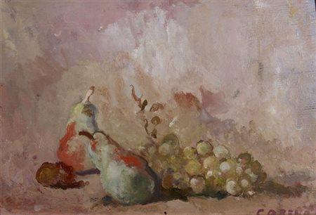 CARENA FELICE (Cumiana 1879 - Venezia 1966) "Natura morta" 1960 Olio su...