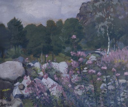 BORA PIERO Chiavazza (BI) 1910 - Monte Bregianit 1941Fiori di montagna,...