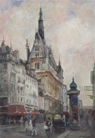 ROSSI DINO Bernareggio (Mi) 1904 - ? 31/12/1982Paris, La Mairie du Faubourg,...