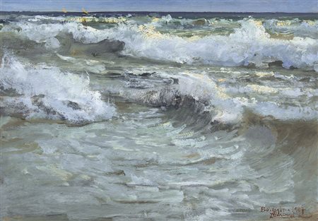 MARIANI POMPEO Monza (Mi) 09/09/1857 - Bordighera (Im) 25/01/1927Burrasca a...