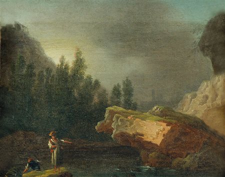 BASILETTI LUIGI Brescia 18/04/1780 - 25/01/1859Giornata gioiosaolio su tela...