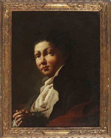 PIAZZETTA GIOVANNI BATTISTA (1682 - 1754) Ambiente di. Ritratto di Giulia...