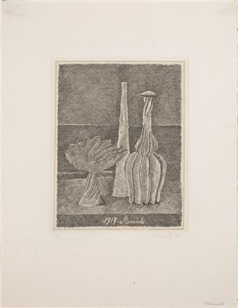 Giorgio Morandi (Bologna 1890 &ndash; 1964) NATURA MORTA CON COMPOSTIERA,...