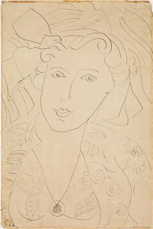 Henri Matisse (Le Cateau-Cambr&eacute;sis 1869 &ndash; Nizza 1954) FEMME AU...