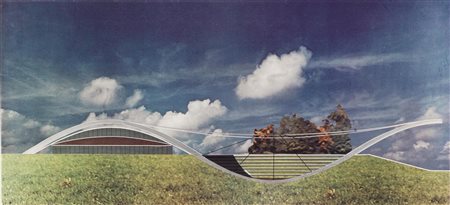 Lorenzo Papi (Firenze 1932) ONDA MEDITERRANEA. 1992 Progetto architettonico...