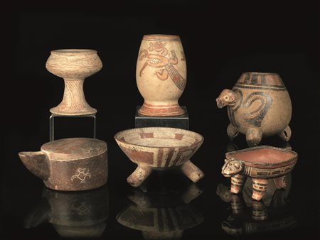 VASO, ARTE PREISTORICA DELLA THAILANDIA NORD ORIENTALE Ceramica ad ingobbio...
