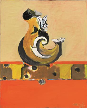 Graham Sutherland (Londra 1903 - 1980) SPIRAL FORM olio su tela, cm 7 3 x60...