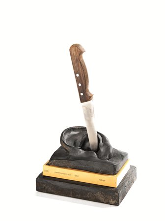 Claudio Parmiggiani (Luzzara 1943) CHE COS'&egrave; LA TRADIZIONE calco di...