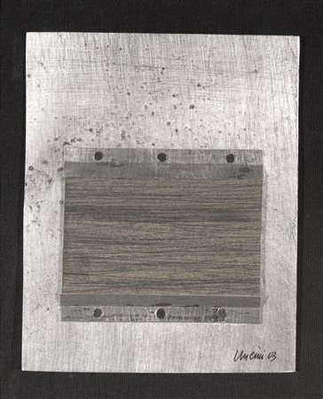 Giuseppe Uncini (Fabriano 1929 - Trevi 2008) COMPOSIZIONE assemblage su l...