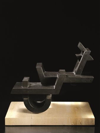 Natalino Andolfatto (Pove del Grappa 1933) COMPOSIZIONE m armo nero del...