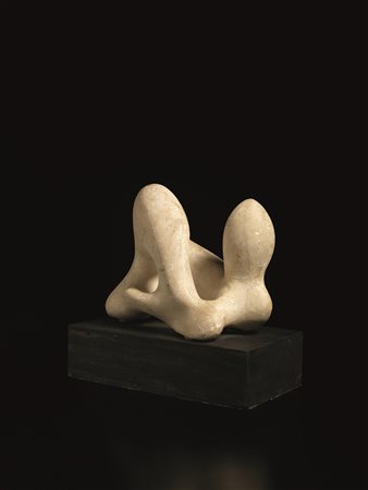 Jean Hans Arp (Strasburgo 1886 - Basilea 1966) SENZA TITOLO g esso patinato ,...