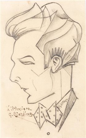 Renato Guttuso (Bagheria 1912 - Roma 1987) IL PENSIERO matita su carta, cm...