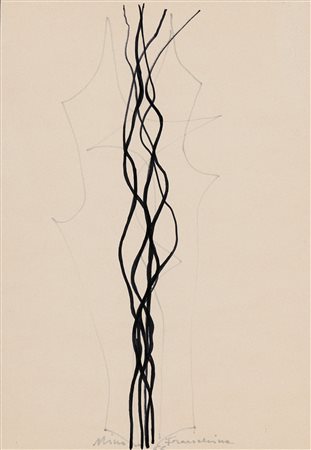 Nino Franchina Palmanova 1912 - Rom/Roma 1987 Senza titolo, 1966 Pennarello...