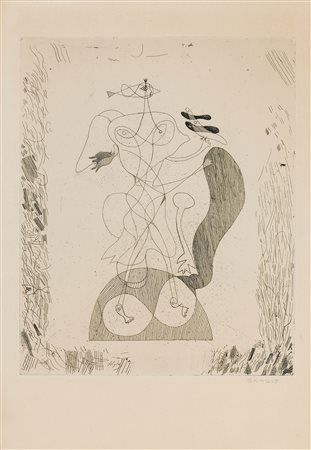 Georges Braque Argenteuil-sur-Seine 1882 - Paris/Parigi 1963 Artemide, 1955...